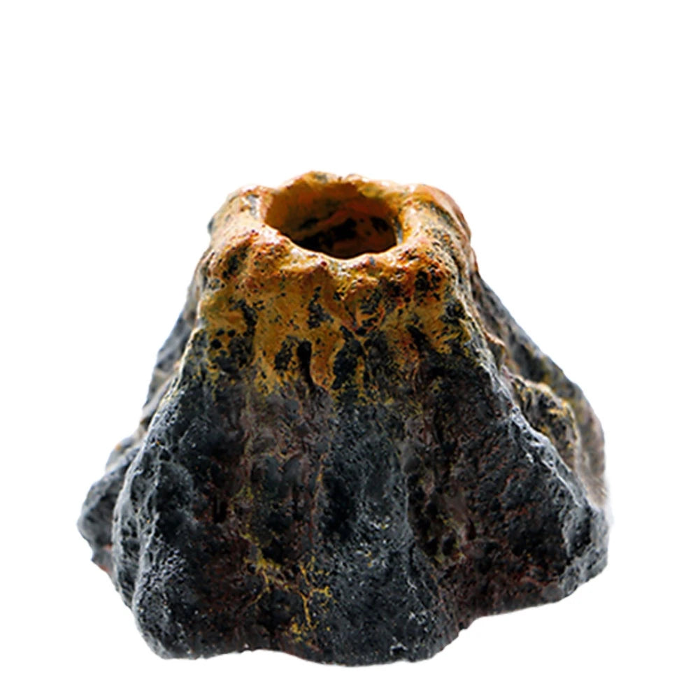 Simulation Volcano Aquarium Landscaping Rockery Aerator Bubble Stone Oxygenation Tool for Fish Tanks Accessories with Air Pump