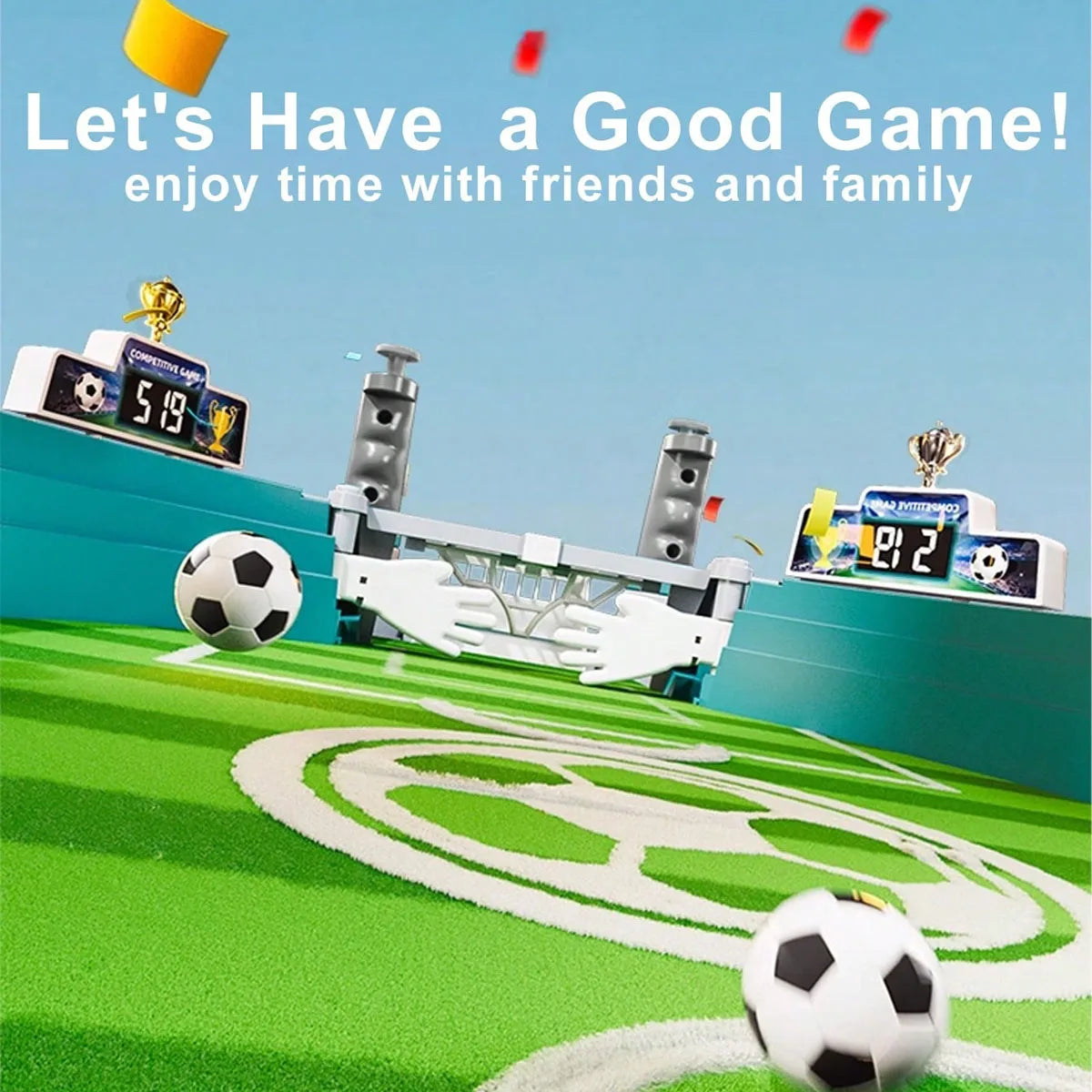 Table Football Game, Two-Person Football Game Table Gam
