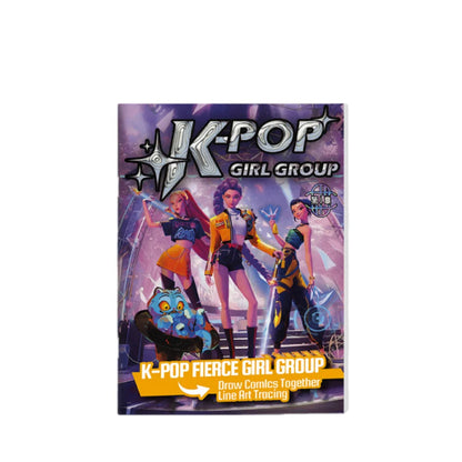 Kpop Demon Hunters Coloring Book Anime Character Rumi Mira Zoey Cute Line Drawing Tracing Sketch Copying Picture Book Kids Gifts