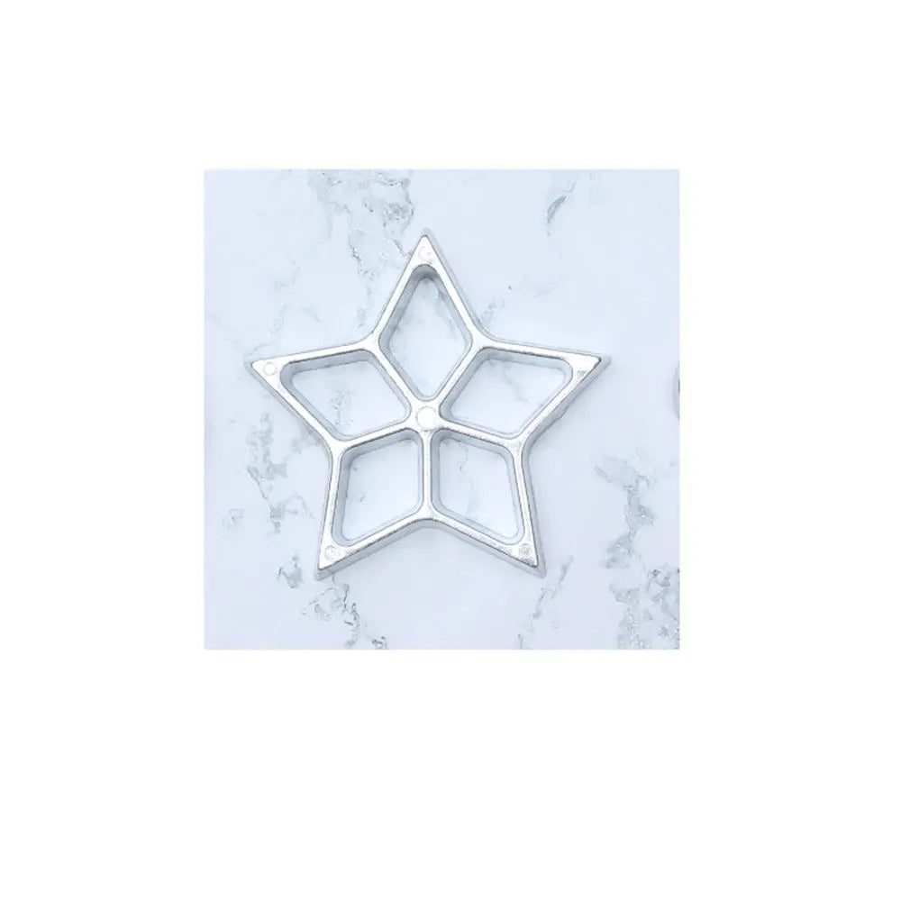 Aluminum Swedish Rosette Iron Maker Waffle Timbale Molds Funnel Cake Ring Maker Cookie Bake Mold Bunuelos Mold With Handle