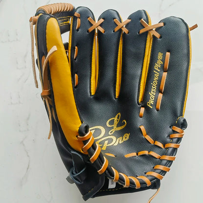 1pc Baseball and Softball Mitt Double-layer Cowhide Baseball Gloves Throwing and Receiving Gloves Teenagers and Adults
