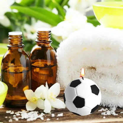 Football Shape Soccer Resin Mold Football Shape Cake Decoration Tools Cute Candle Moulds for Fondant Decoration Birthday Party