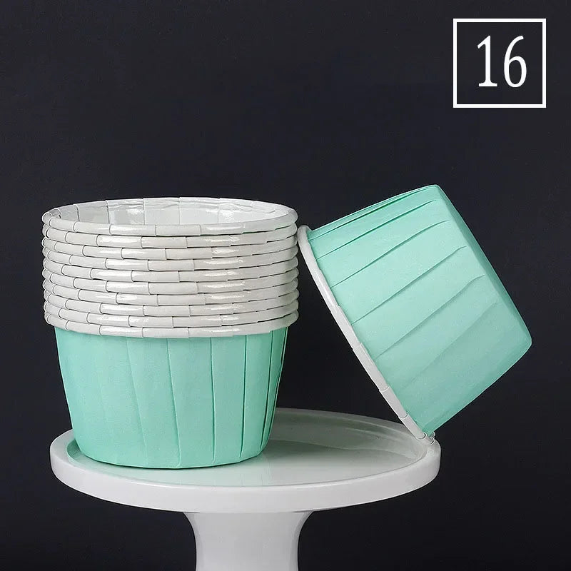 50pcs Large Size Paper for Cupcakes Muffin Cupcake Paper Cups Baking Cupcakes Paper or Wedding Party Oilproof Cake Wrapper