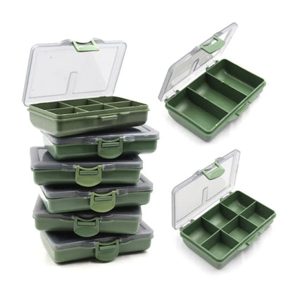 1-8 Compartments Storage Box Carp Fishing Tackle Boxes System Fishing Bait Spoon Hook Storage Container Portable Fishing Box