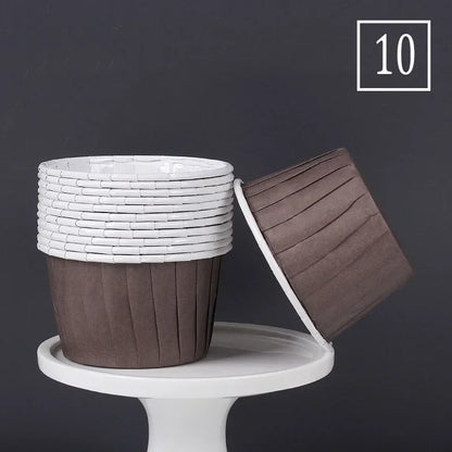 50pcs Large Size Paper for Cupcakes Muffin Cupcake Paper Cups Baking Cupcakes Paper or Wedding Party Oilproof Cake Wrapper