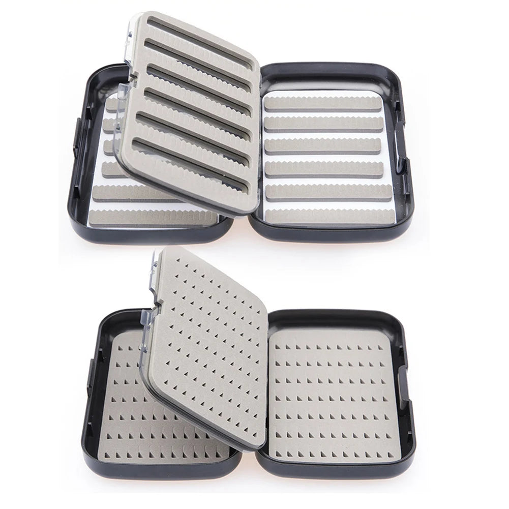 Double-sided Fishing Tackle Box With Foam Waterproof Trout Bass Flies Fishing Tackle Hooks Box Fishing Tackle Boxes