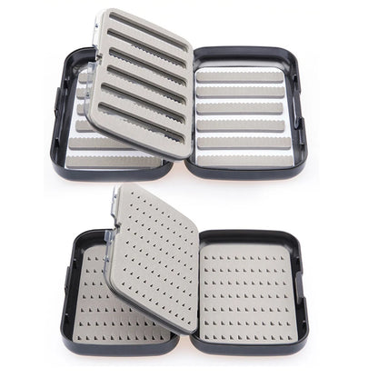 Double-sided Fishing Tackle Box With Foam Waterproof Trout Bass Flies Fishing Tackle Hooks Box Fishing Tackle Boxes