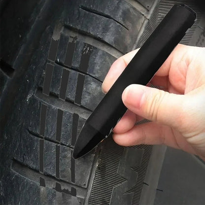 Crayon Marker For Tire Waterproof Paint Marker Pen Car Tyre Tread Care Portable Fade Resistant Tire Crayons For Stones Tiles