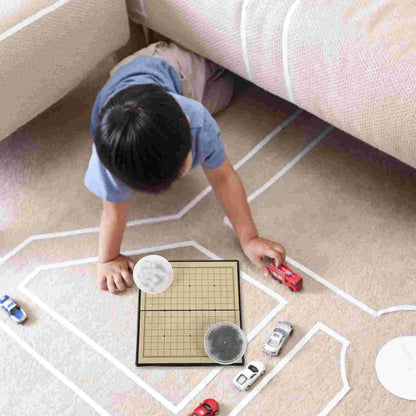 Game Boards for Adults Chess Kit Checkerboard Go Portable Chinese Plastic Games Checkers