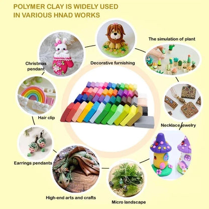 1 pcs, 20 - 30 - 40 -125 - 250 -500 g Polymer Clay Modeling Clay Gift for Children Artists Sculpting and Oven Baking and Molding