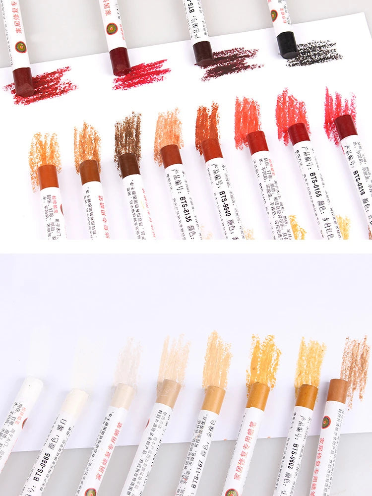 Wax Wooden Furniture Floor Repair Pens Damaged Scratch Wood Repair Crayons Scratching Post Repair Materials Repair Crayon