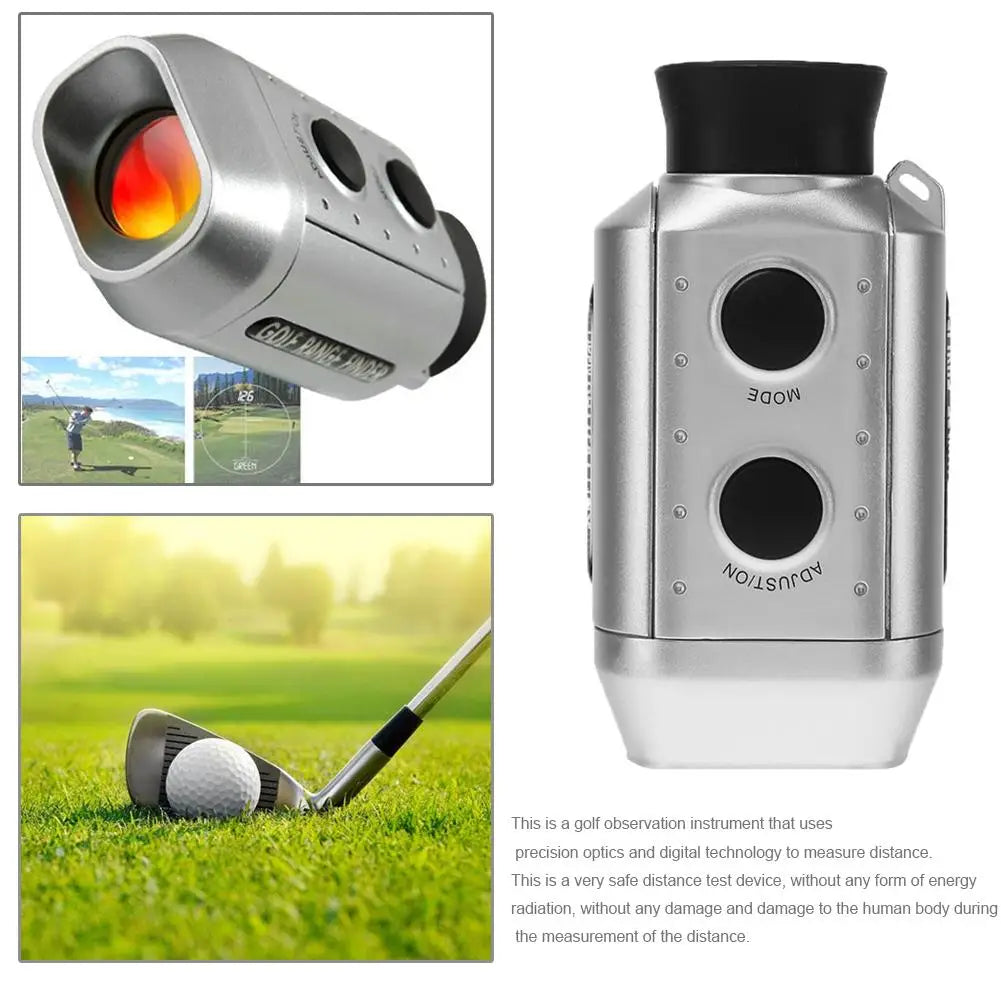 Golf Laser Rangefinder Telescope 7x18m Digital Optic Range Finder Hunting Golf Slope Monocular Distance Meter for Yards Measure