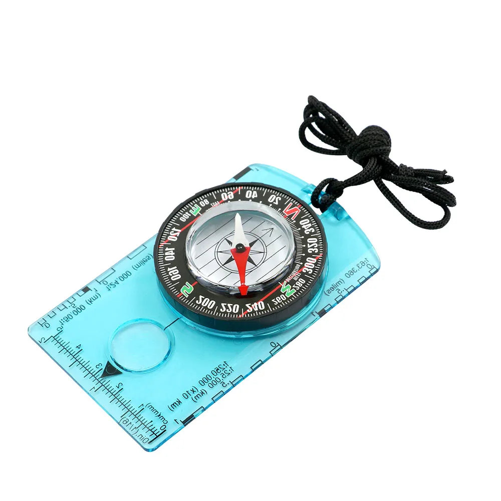Waterproof Orienteering Compass for Map Reading Baseplate Compass Outdoor Hiking Hunting Navigation Camping Gadget Survival Gear