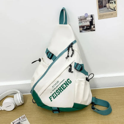 Sports Style Backpack Leisure Travel Capacity Chest Bag Versatile Hiking Backpacks Riding Bag