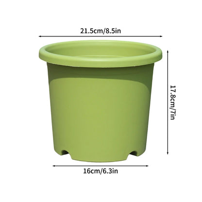 Plastic Flowerpot with Drainage Holes Plant Nursery Pot Seed Starting Pot Plastic Flower Plant Container for Succulents Seedling