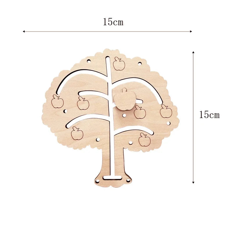 Busy Board Montessori Diy Accessories Early Education Toys Kids Activity Busyboard Material Teaching  Wooden Game 2-6 Years Old