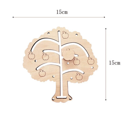 Busy Board Montessori Diy Accessories Early Education Toys Kids Activity Busyboard Material Teaching  Wooden Game 2-6 Years Old