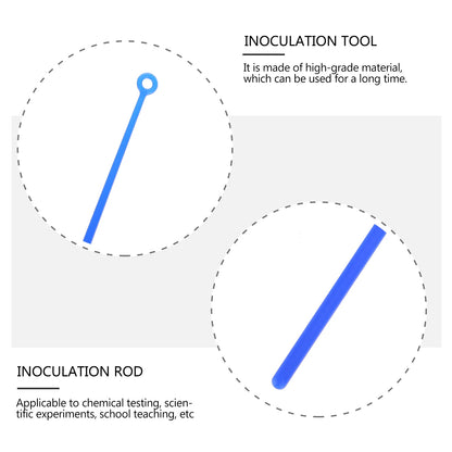 20 Pcs Inoculating Stick Microbiology Inoculation Rods Laboratory Tool Petri Dish Culture Plate Lab Equipment Science Experiment