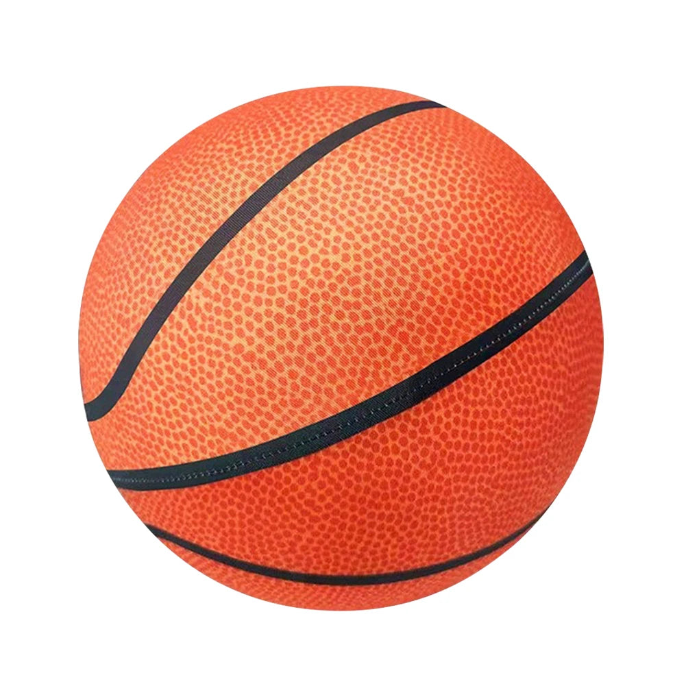 18/21/24cm Silent Basketball High-Resilience Training Foam Ball Size 3/5/7 Dribbling Basketball for Various Indoor Activities