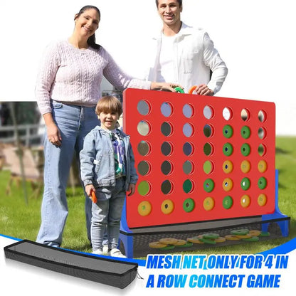 4 In A Row Connect Game Mesh Net 4 In A Row Connect Board Toy Net Organizer Bag Catch The Fallen Chess Pieces Family Game