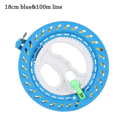 1PC Hot Sale Outdoor Kite Line Winder Winding Reel Grip Wheel Kite Flying Tool Plastic Twisted String Line Wheel Kids Fun Toys