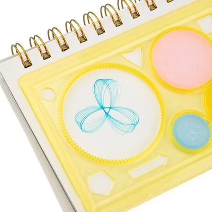 Kids Spirograph Art Set  STEM Drawing Kit with Geometric Rulers  Unleash Creativity  Learn