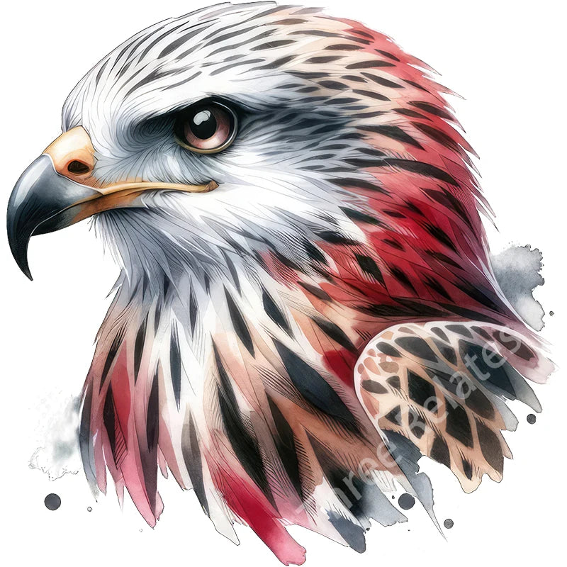 Three Ratels QN20 soaring eagle wall sticker art for home decoration