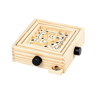 Wooden Labyrinth Marble Ball Tilt Maze Wood Game Puzzle Inteligencia Toys Hobbies Regalos Cumpleaños Niños Para Invitados