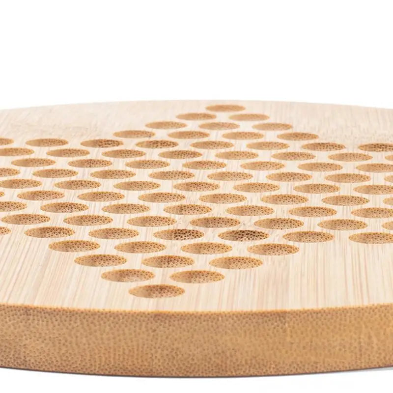 Chinese Checkers Game Set Wood Beads Chinese Checkers Plate Strategy Puzzle Family Board Game For Boys Girls Friends