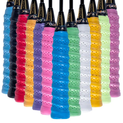 10x Tennis Racket Grip Tape Absorb Moisture Badminton Handle Tape Frosted Anti-Slip Overgrip ForTennis Racquet Badminton Racquet