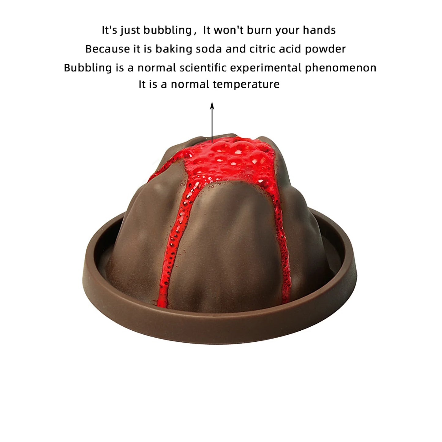 Volcano eruption, children's science DIY hands-on experimental set, experimental science and education model textbook