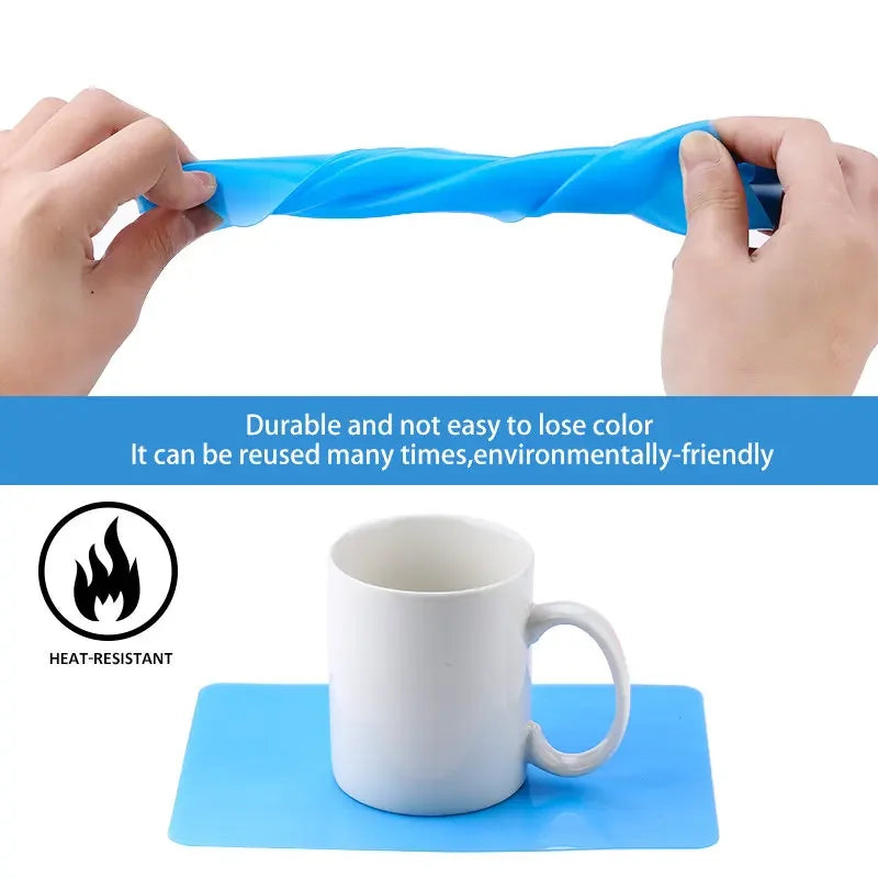 Silicone Mat for Resin Molds, 1 PCS 15.7" x 11.7" Playdough Mat, Silicone Mats for Crafts, Jewelry Resin Molds Mats, for Resin