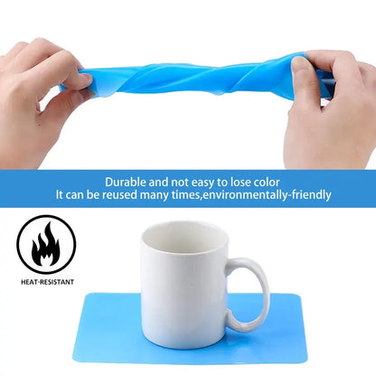 Silicone Mat for Resin Molds, 1 PCS 15.7" x 11.7" Playdough Mat, Silicone Mats for Crafts, Jewelry Resin Molds Mats, for Resin