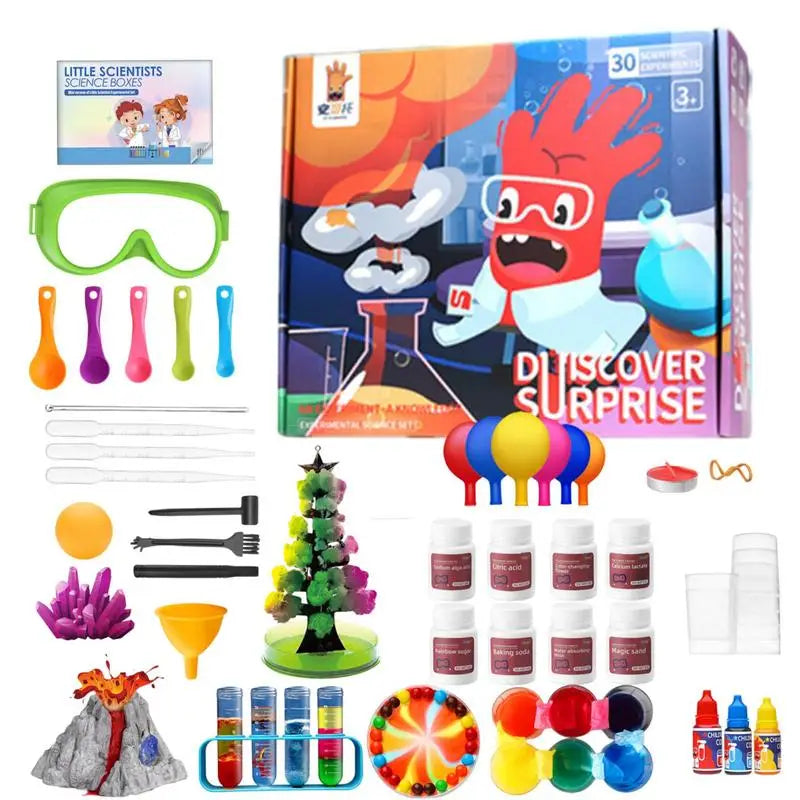 Children's Science Kits STEM Projects Science Kit Fun Kid Science Chemistry Kit Lab Experiments Science Set Includes 132 Small