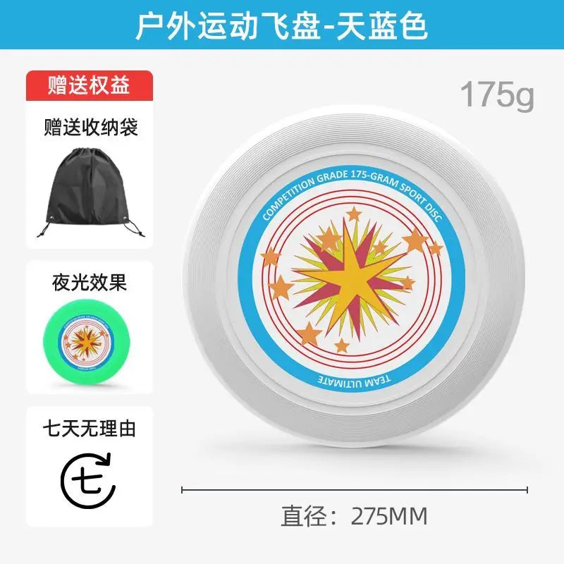 Outdoor Sports Luminous Frisbee Adult Children's Frisbee Professional Competitive Parent-Child Interactive Toys Swing