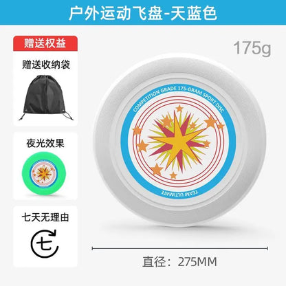 Outdoor Sports Luminous Frisbee Adult Children's Frisbee Professional Competitive Parent-Child Interactive Toys Swing