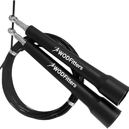 Speed Jump Rope - Blazing Fast Double Unders - Latest Technology Adjustable Cable Jumping Rope for WODs, MMA, Martial Arts, Box