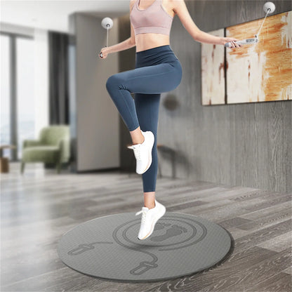 Outdoor Indoor Jump Rope Mat Shock Absorption And Sound Insulation Household Mute Blanket Thickening Fitness Sports Yoga Mat