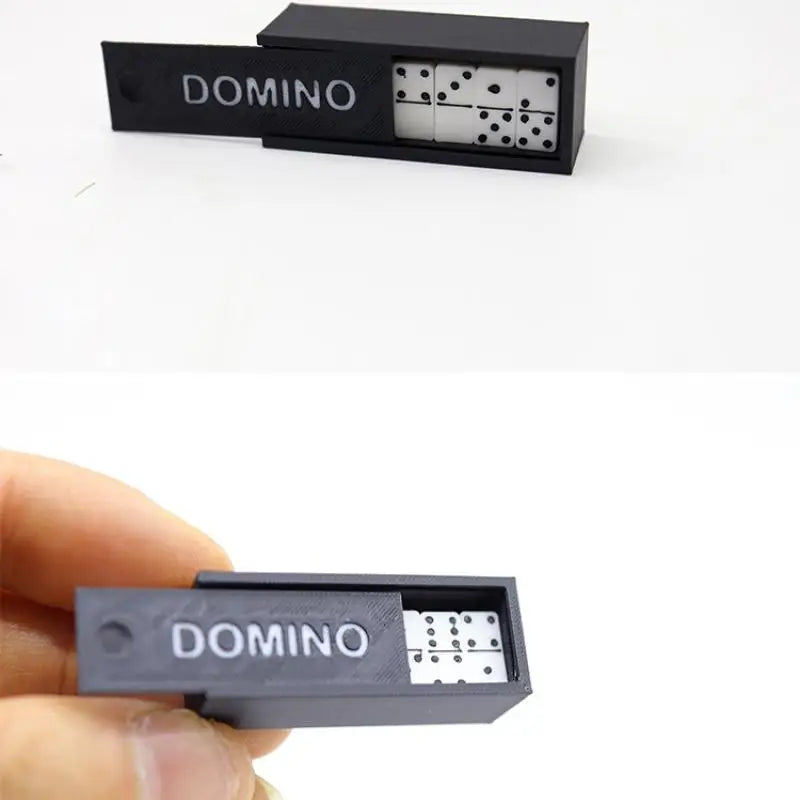 1 Set 1:12 Dollhouse Miniature Domino Model Dot Dominoes Board Game Building Learning Educational Toy