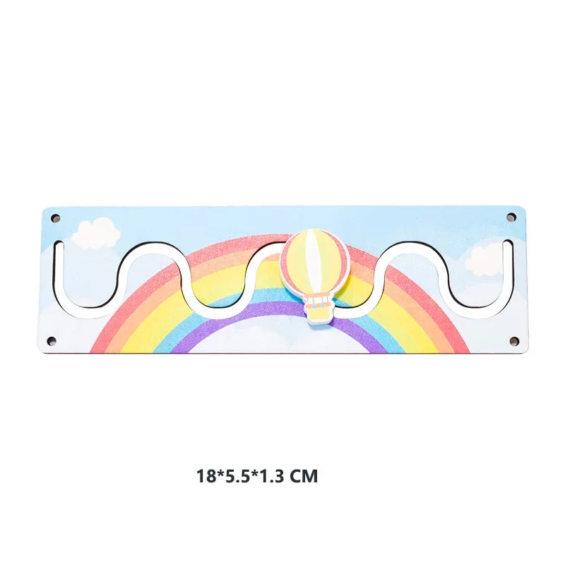 Diy Material Busy Board Accessories Montessori Teaching Aids Baby Early Education Learning Skill Toy Part Wooden Board Games