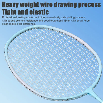 Double Badminton Racket Set For Adults With Durable High Elasticity Good Looks Foam Handle Feathers Professional Defensive