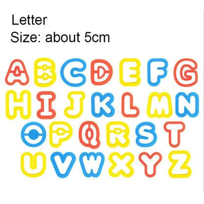 Puzzle Play Dough Tool Kit For Kids Number Letters Symbols Cutters Dough Rollers Clay Playdough Accessories Preschool DIY Toys