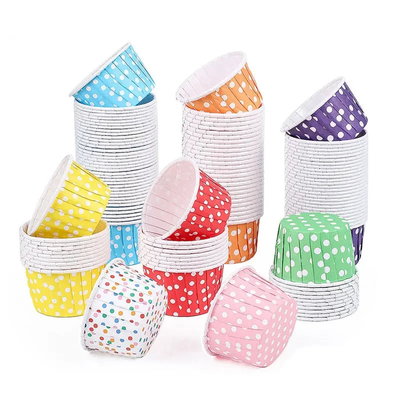 50pcs Large Size Paper for Cupcakes Muffin Cupcake Paper Cups Baking Cupcakes Paper or Wedding Party Oilproof Cake Wrapper