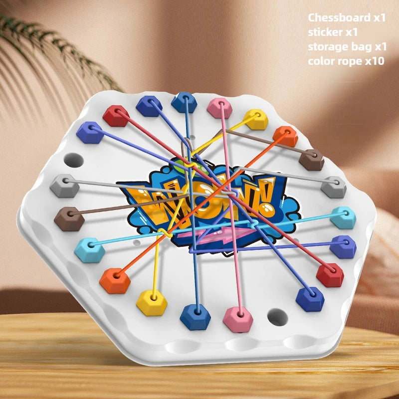 Kids Rope Knots Puzzle Board Game