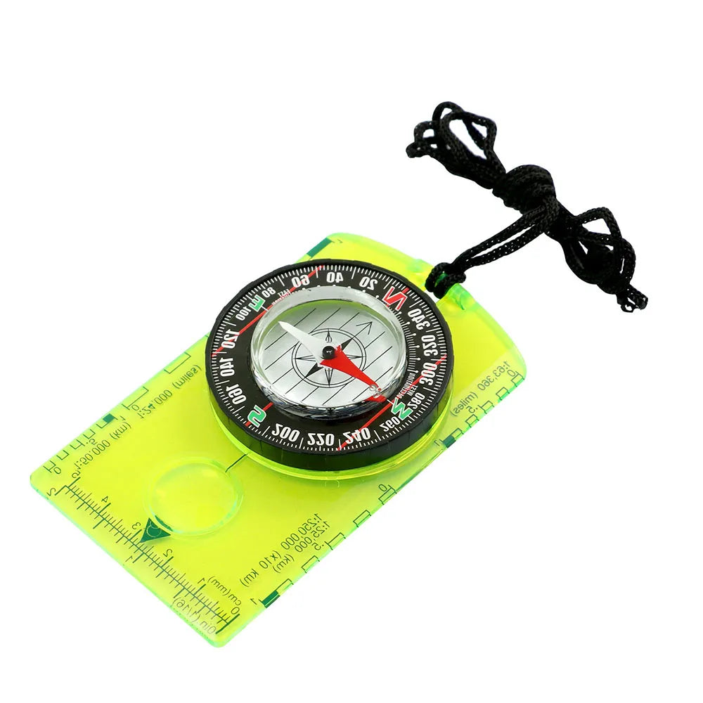 Waterproof Orienteering Compass for Map Reading Baseplate Compass Outdoor Hiking Hunting Navigation Camping Gadget Survival Gear
