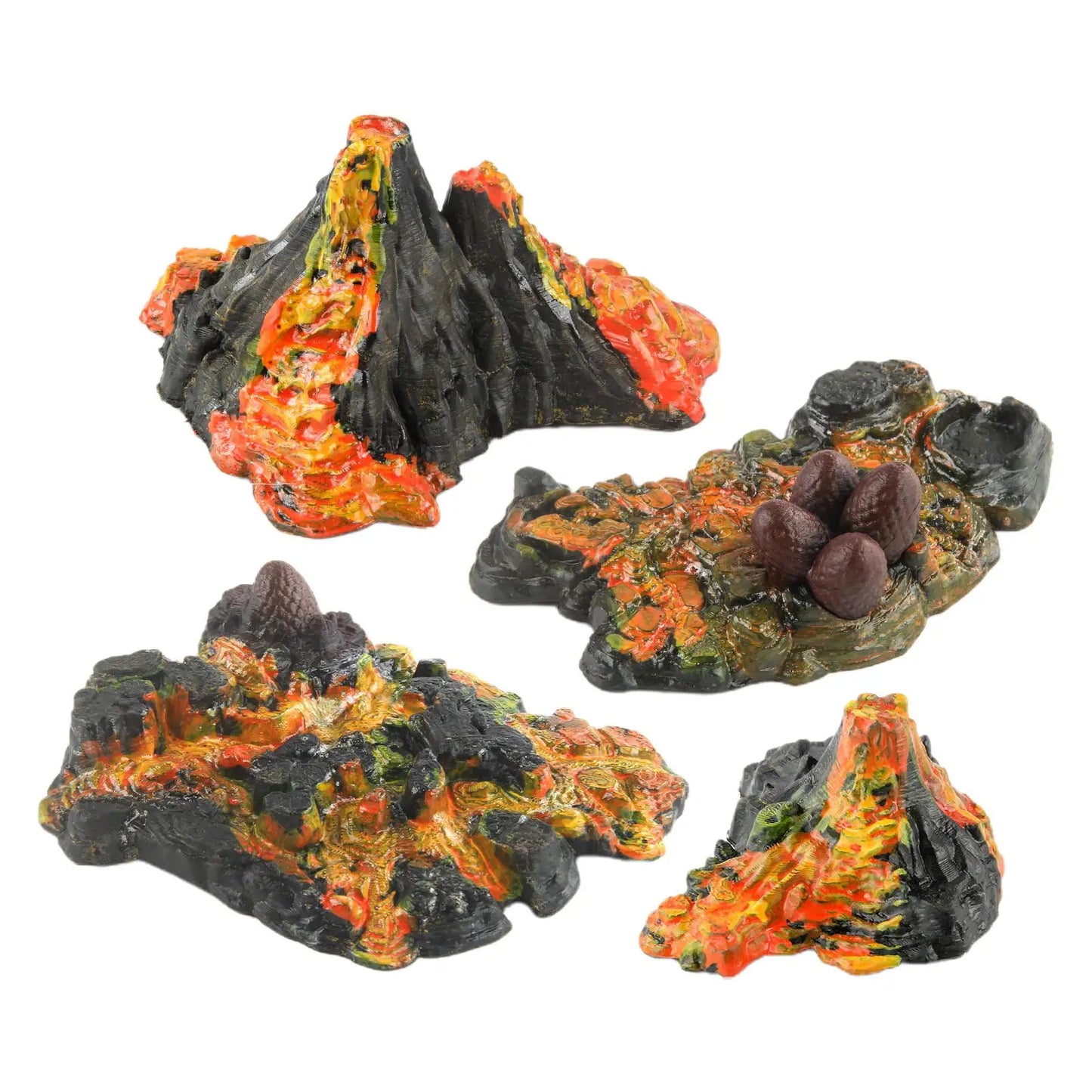 Simulation Volcano Model Fun science Accessories Homeschool Realistic Mini Volcano Dinosaur Playset for Children Boys