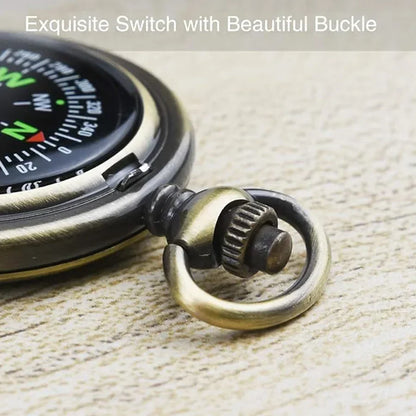 1 pcs Waterproof Compass - Multifunctional Zinc Alloy Classic Compass Hiking,Camping, Motoring,Camping
