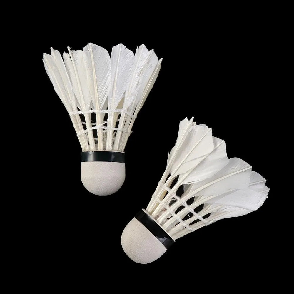 LED Badminton Shuttlecock, Colorful Shuttlecock Dark Night LED Goose Feather Badminton Balls Light Up Shuttle-Cocks for Indoor O