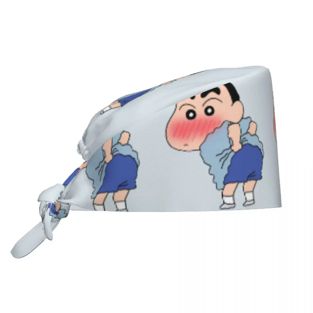 Custom Crayons Shin-chans Cute Anime Scrubs Cap Surgical Hats Women Men Operating Room Cap Nursing Cap Lab Works Hat