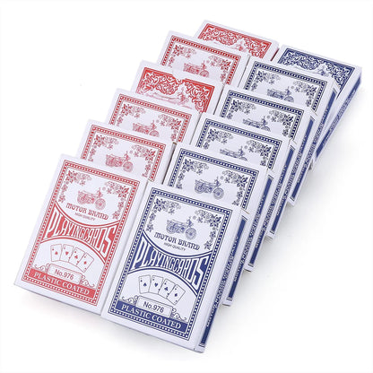 LotFancy Playing Cards, 12 Pack, Decks of Cards Bulk, Poker Size, Standard Index, for Blackjack, Euchre, Canasta Card Game, 6 Bl